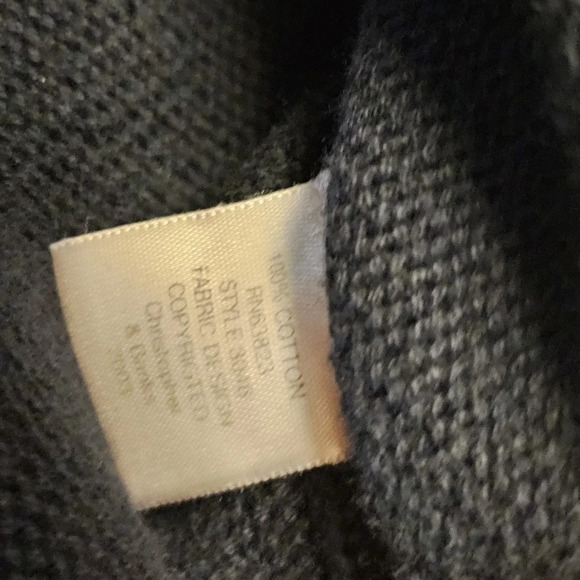 Christopher & Banks Zip Up Sweater with Stars 🌟  on Sleeves Sz Small - Picture 12 of 12